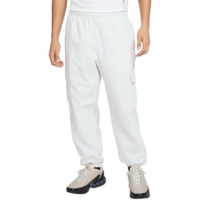 $70 NIKE AIR SPORTSWEAR CLUB CARGO WOVEN JOGGERS PHOTON DUST GRAY sz L