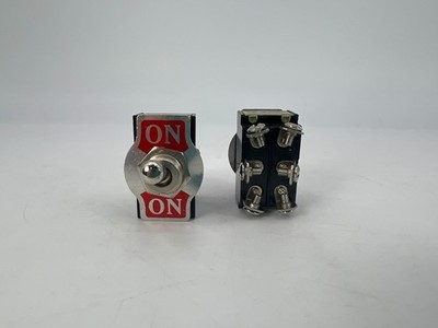 Power Control Toggle Switch 2 Positions SPST ON/ON Single Pole Double Throw (2)