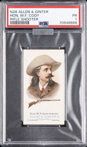 1887 N28 Allen & Ginter #15 Hon. W.F. Cody — PSA 1
