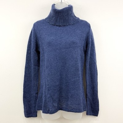 Eddie Bauer Super Kid Mohair Merino Wool Sweater L Quiet Luxury Heritage Preppy