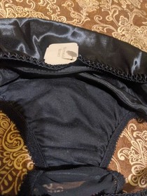 Vintage Victoria's Secret Satin Second Skin Bikini Panties Size Large