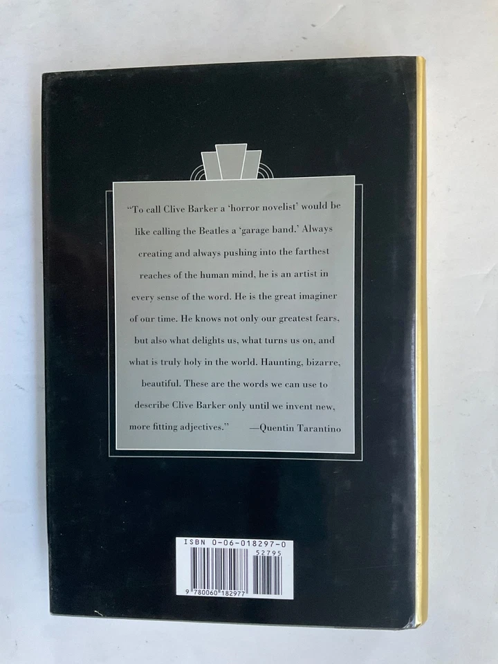 signed COLDHEART CANYON 1st Ed hb Book Clive Barker FREE SHPG benefits library - Image 2 of 3