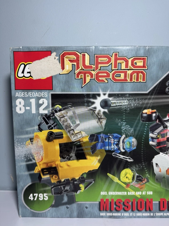 NEW LEGO 4795 Ogel Underwater Base Alpha Team 2002 Retired Vintage Sealed Rare - Image 2 of 4