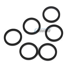 NEW 6PCS 20x2.5x2mm Tire Belt Loop Rubber Ring For Cassette Deck Tape Recorder