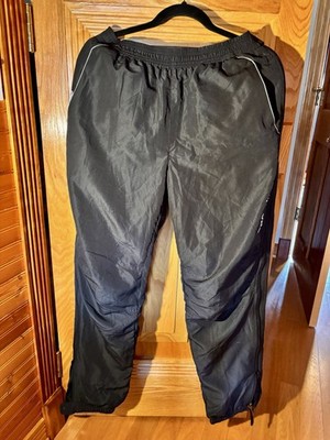 Craft Mens Wind L3Protection Track Pants Size XL Fleece Lined Zip Sides Athletic