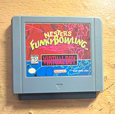 Nintendo Nester's Funky Bowling Virtual Boy Game Cartridge NTSC-U/C KA