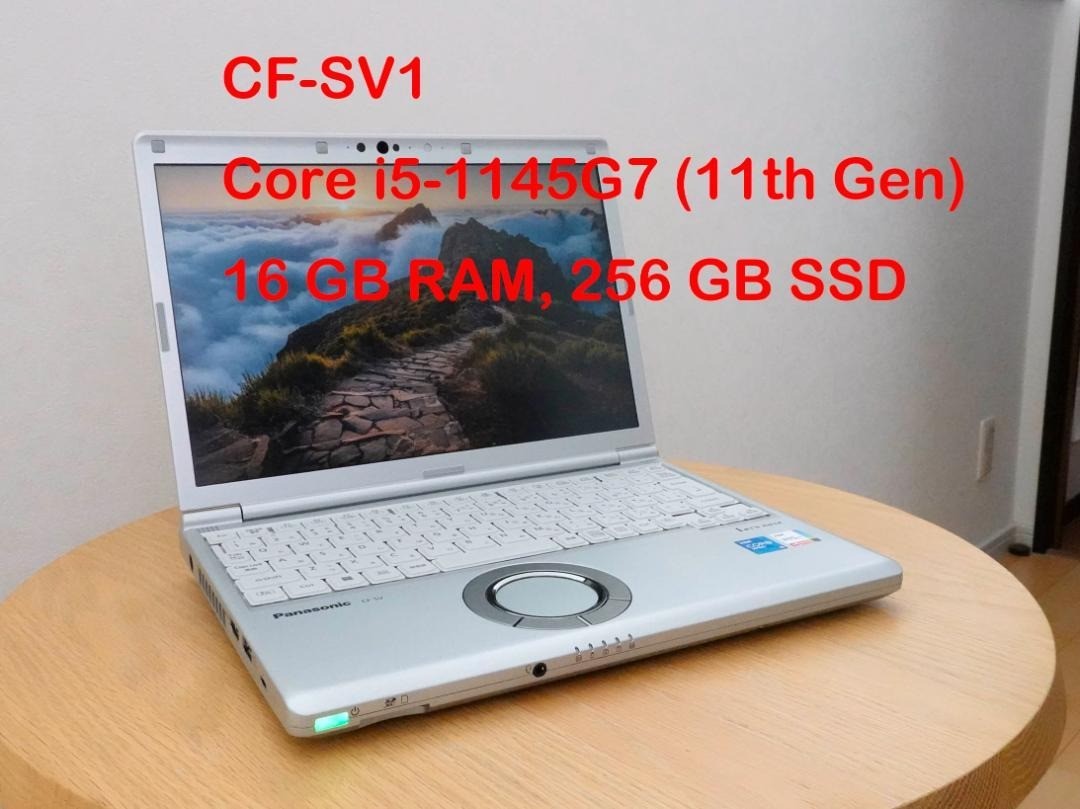 【良品】691 Panasonic Let's note CF-SV1 16GB Panasonic Let's note CF-SV1 Windows11 i5 Netbooks PC 12.1