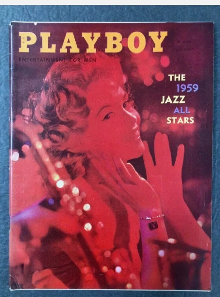 Playboy Magazine February 1959 Jazz All-Stars Excellent