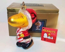 Kurt Adler Peanuts Woodstock POLONAISE BLOWN GLASS CHRISTMAS ORNAMENT Komozja
