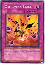 Chthonian Blast - DR04-EN110 - Common - Unlimited Edition - Damaged