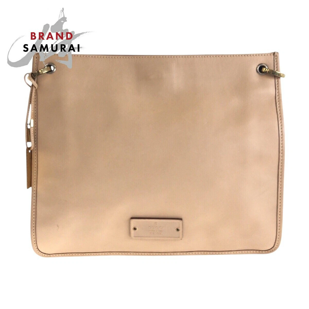 Gucci sac bandoulière beige or quincaillerie cuir 91762 pochette femme 410279 occasion