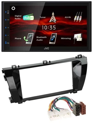 JVC USB Bluetooth MP3 DAB 2DIN Autoradio für Toyota Corolla (ab 2014) - Bild 1 von 4