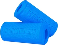 Thick Bar Dumbbell Grips,Non Slip Hard Rubber Barbell Grips-2.25" Outer Diameter
