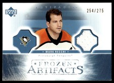 2005-06 Upper Deck Artifacts Frozen Mark Recchi Jersey 254/275 Pittsburgh