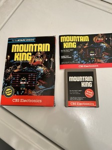 Mountain King (Atari 2600, 1983) Ram Plus CBS Electronics Cart