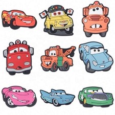 Cars Movie Croc Shoe Charms Set of 9