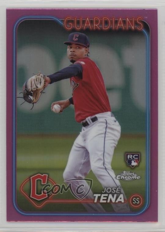2024 Topps Chrome Pink Refractor Jose Tena José Tena #29 19yg