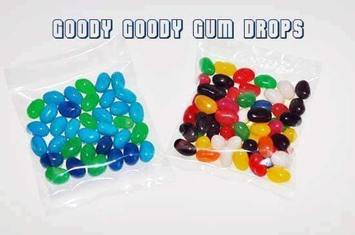 Wedding Goody Goody Mini Jelly Beans in Clear Bags (100 x 50 gm bags) - Picture 2 of 2