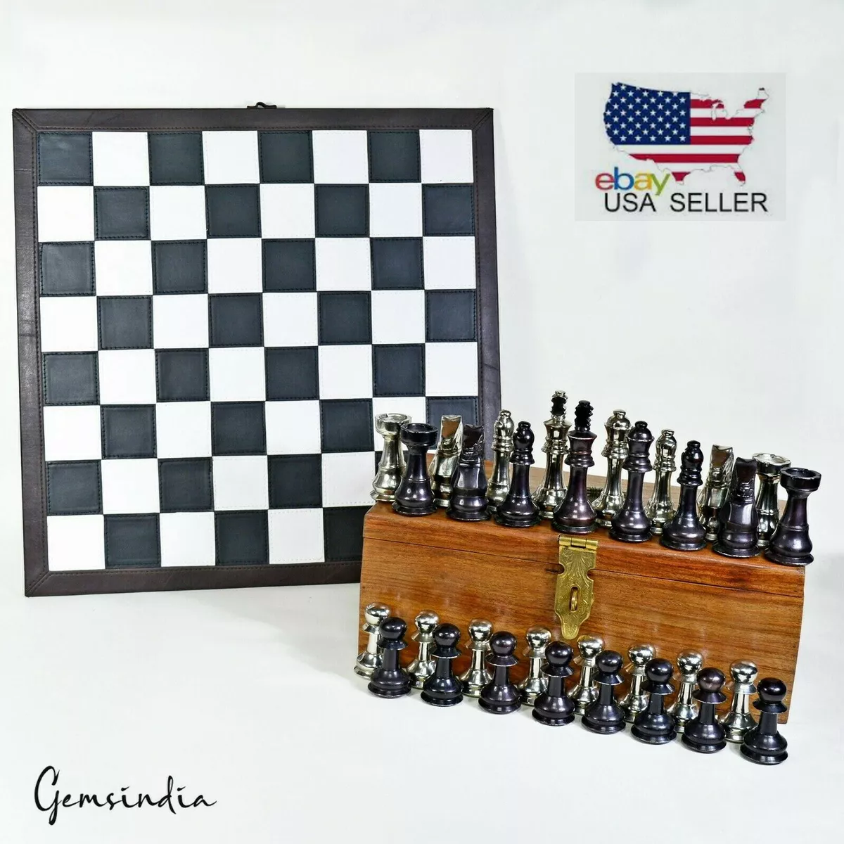 Schach Spiel Set Mit Holz Tasche Kiste and 18