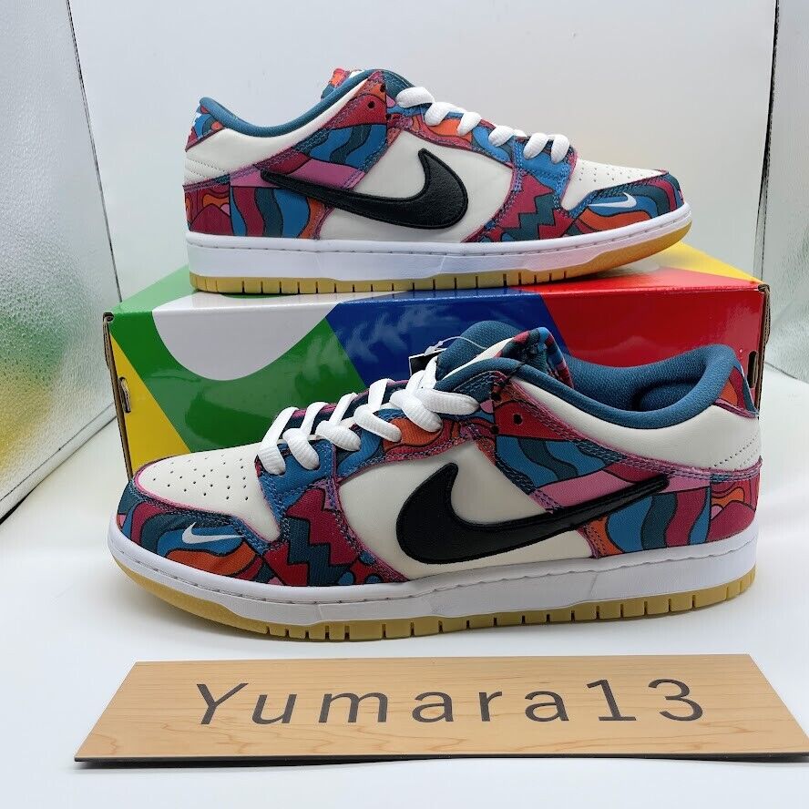 Nike SB Dunk Low Pro QS x Parra '\Abstract Art DH7695-600 Size US 4-14  Brand New