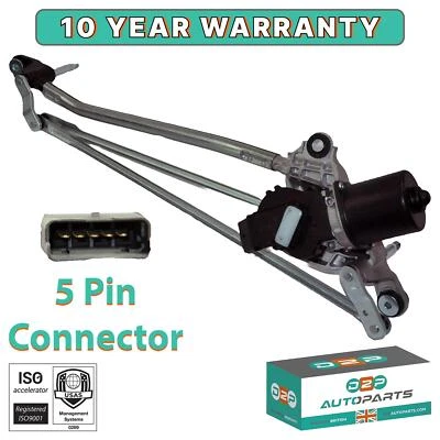 FRONT WINDSCREEN WIPER MOTOR & LINKAGE FOR DACIA SANDERO & LOGAN (2013-2020) - Image 1 of 4