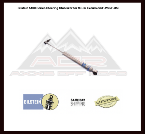 Amortiguador de dirección frontal Bilstein B1 5100 para 99-05 Excursion/F-250/F-350 - Imagen 1 de 5