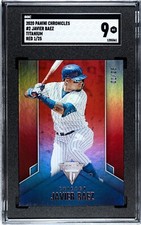 2020 Panini Chronicles Titanium #2 Javier Baez RED /25 SGC 9 MINT (1/25)