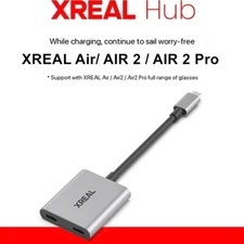 XREAL HUB USB-C PD Fast Charging Adapter Power bank Air2 Pro Ultra One Glasses 