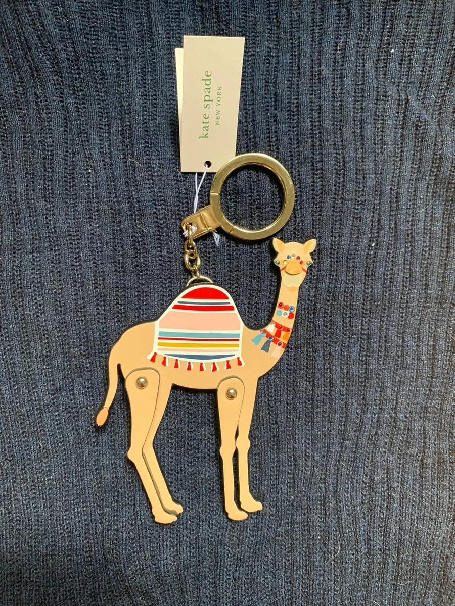 Kate spade camel keychain clearance