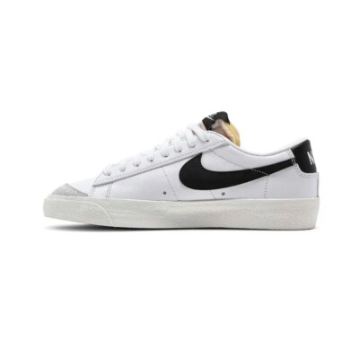 Nike Women's Blazer Low 77 DC4769-102 White/Black Sz 6.5, 9 Brand