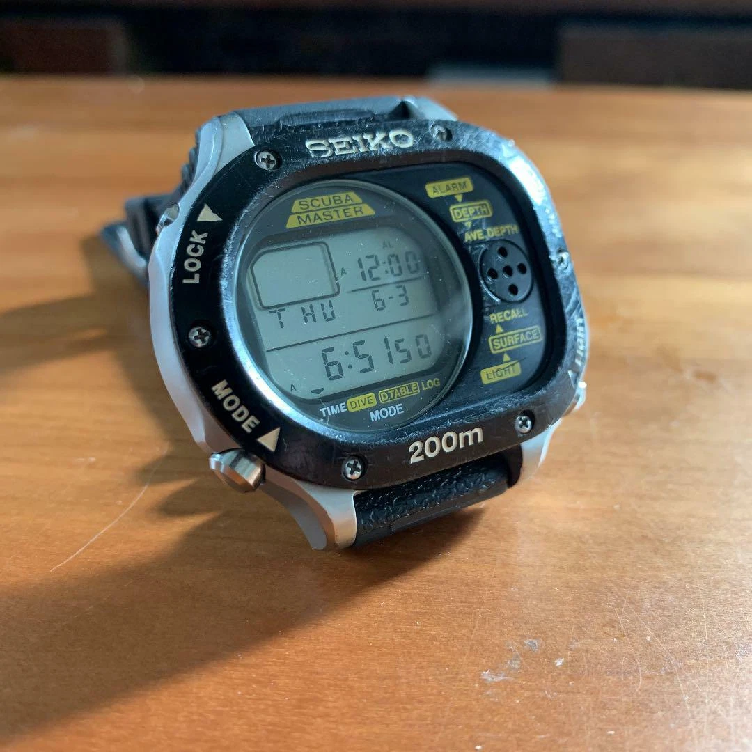 SEIKO SCUBAMASTER DIGITAL TYPE JAPAN CAL.M726--5A00 MEN'S