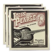 John Pearse Acoustic Strings Phosphor Bronze Spanish Neck Resophonic 13-56 (3