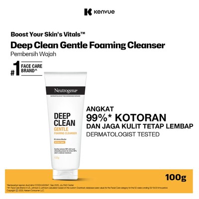 NEUTROGENA Deep Clean Acne Foam Cleanser Dirt Blemish Pore Salicylic Acid 100gr 