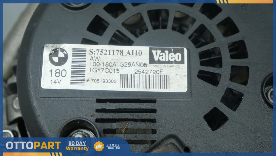 2006-2007 BMW Z4 3.0L L6 Alternator fits 12-31-7-521-178 2542720F 11260 OEM - Image 3 of 4