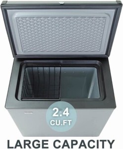 2.4 Réfrigérateur portatif à propane Cu.Ft, 110V/12V/LPG Petit Campervan RV Accueil hors réseau