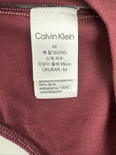 Damen Calvin Klein Tanga 5er Pack M Unifarben - Rot Grau Pink Grau & Schwarz - Bild 12 von 13