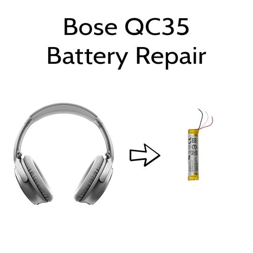Servizio Riparazione Bose Quietcomfort QC 35 I \u0026 II Bad Batteria Ricambio |  eBay