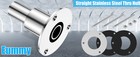 <!--F#f_0-->Straight Thru Hull Exhaust Skin Fitting Kit Stainless Steel Diesel Heater qrSvF<!--F/-->