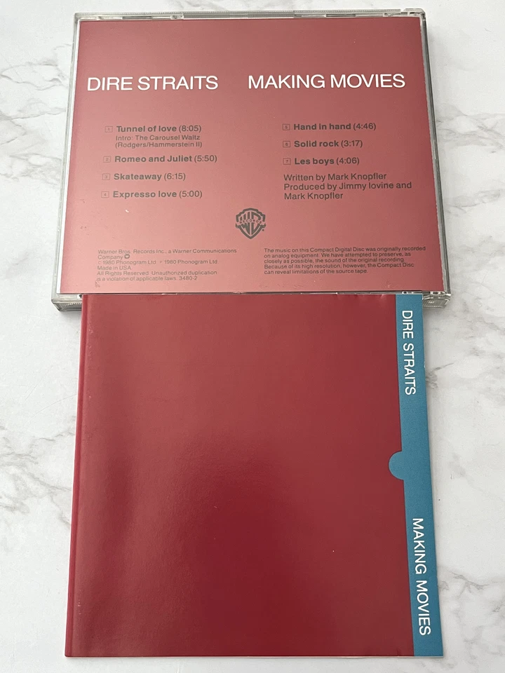Dire Straits Making Movies CD TARGET ERA! JAPAN Warner 3480-2 Mark Knopfler RARE - Image 4 of 4