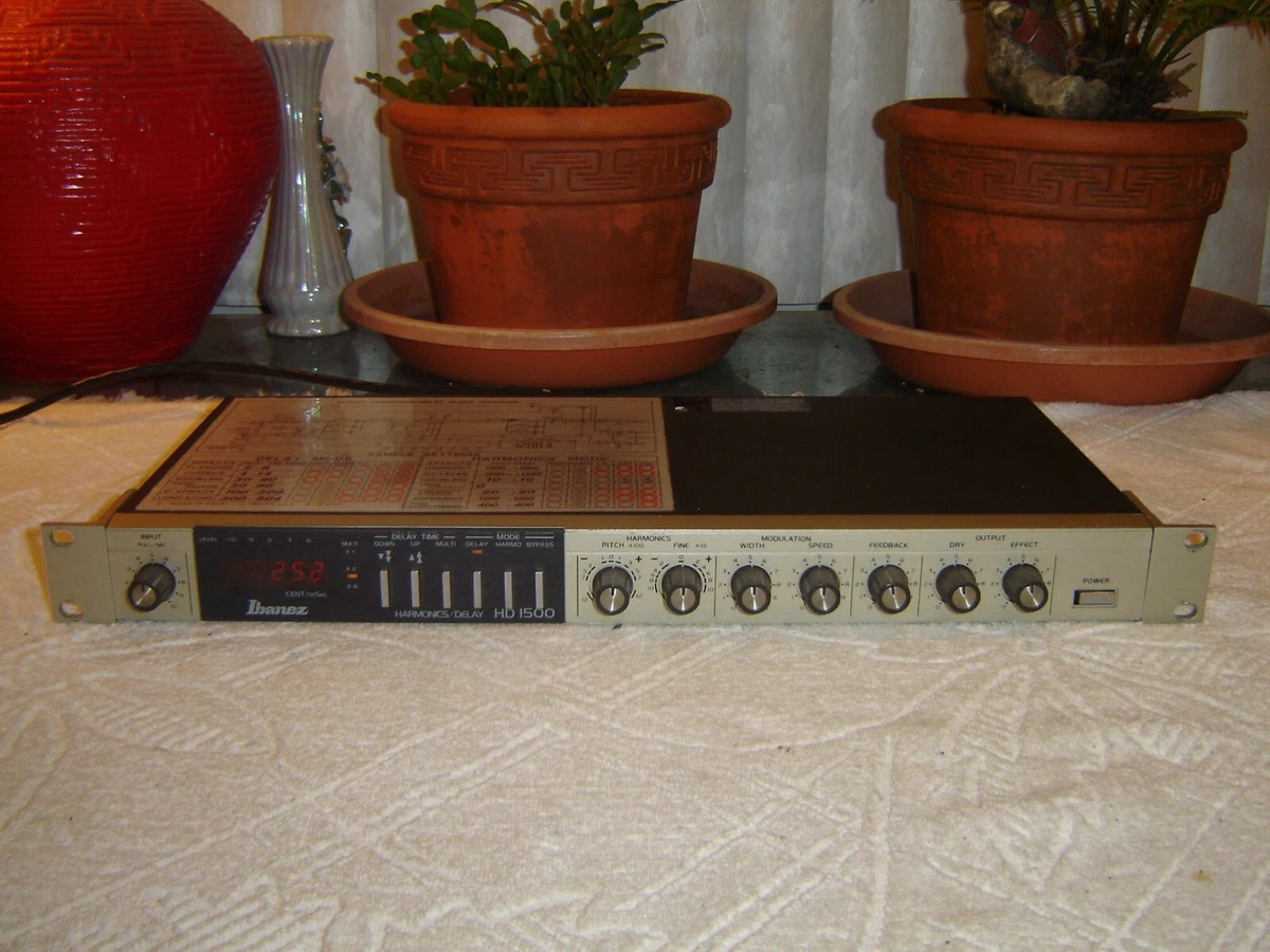 Ibanez HD1500 Harmonics Delay FX Vintage Rack