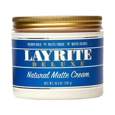 Layrite Deluxe Natural Matte Cream 10.5oz/297g JUMBO NEW SEALED