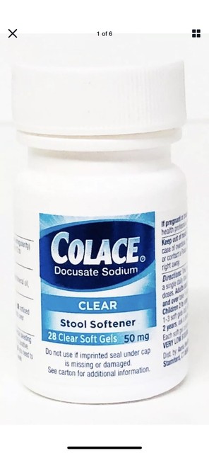 clear stool softener