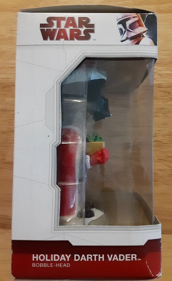 Funko Star Wars Holiday Darth Vader Figura Vinilo Cabeza Bobble 2009 (LEER) Foto 4 de 4