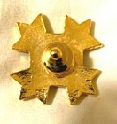 STAR TREK THE MOVIE ADMIRAL PIN METAL GOLD PLATED HALLOWEEN COSPLAY SILVER PAINT — photo 2