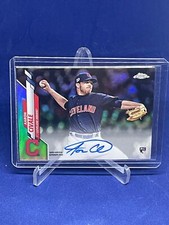 AARON CIVALE 2020 TOPPS CHROME REFRACTOR ON CARD AUTO ROOKIE RC #D 452/499