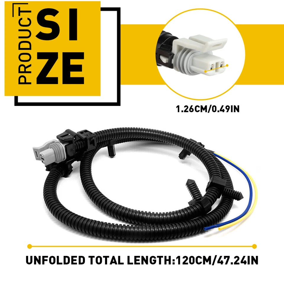 2x ABS Wheel Speed Sensor Wire Harness 10340314 For 2003-2007 Buick Rendezvous R - Image 4 of 4