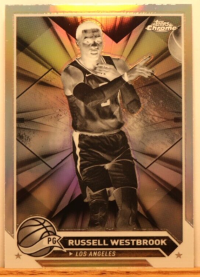 2023-24 Topps Chrome Basketball Russell Westbrook Negative