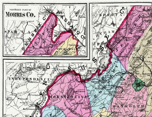 Historic County Map - Morris County New Jersey - Beers 1872 - 30 x 23 - Picture 2 of 20