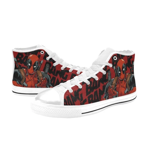 Deadpool 2 High Top Sneaker , Shoes Athletic