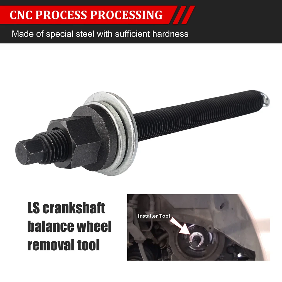 LS Harmonic Balancer Installation Puller Pulley Tool Kit For GM Holden Chevy LS1 - image 4 of 4